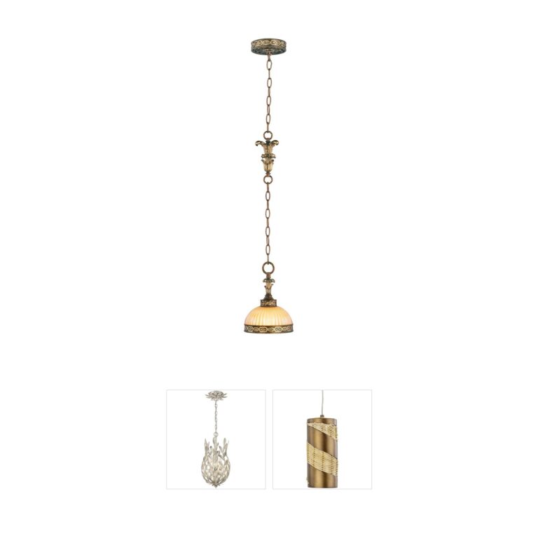 Livex Lighting Seville Hand-Crafted Glass Mini Pendant