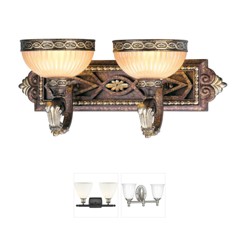 Livex Lighting Seville Collection Palacial Bronze Vanity Light