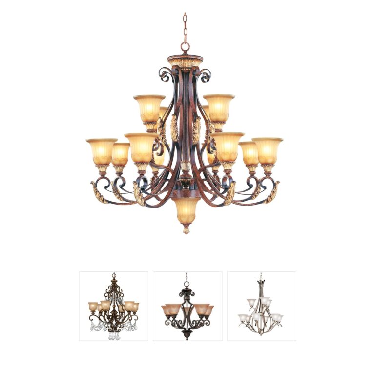 Livex Lighting Villa Verona 13-Light Chandelier in Verona Bronze
