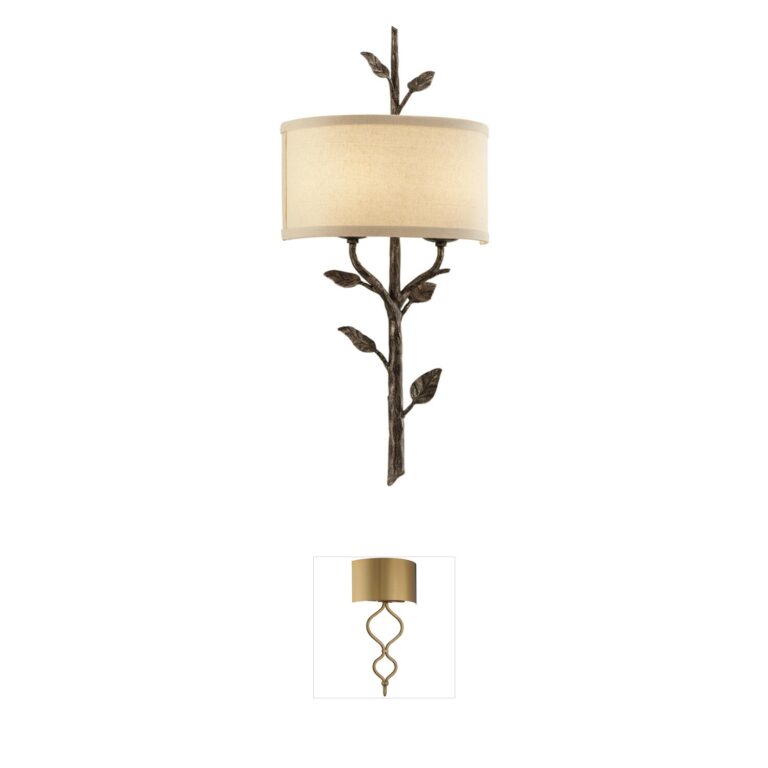 Troy Lighting Almont 2-Light Hand-Worked Iron Wall Sconce