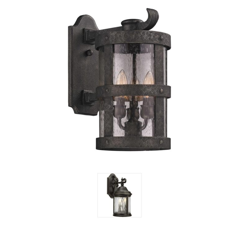 Troy Lighting Barbosa Hand-Forged Iron Outdoor Wall Sconce
