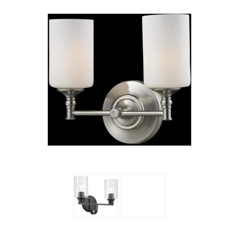Z-Lite Cannondale Brushed Nickel 2-Light Vanity Light