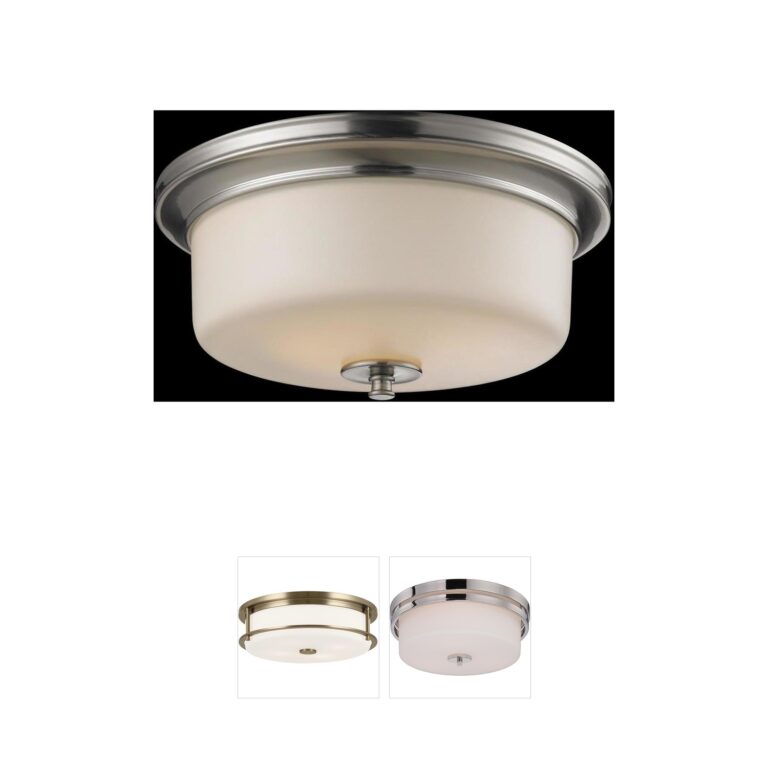 Z-Lite Cannondale Brushed Nickel Steel Flush Mount