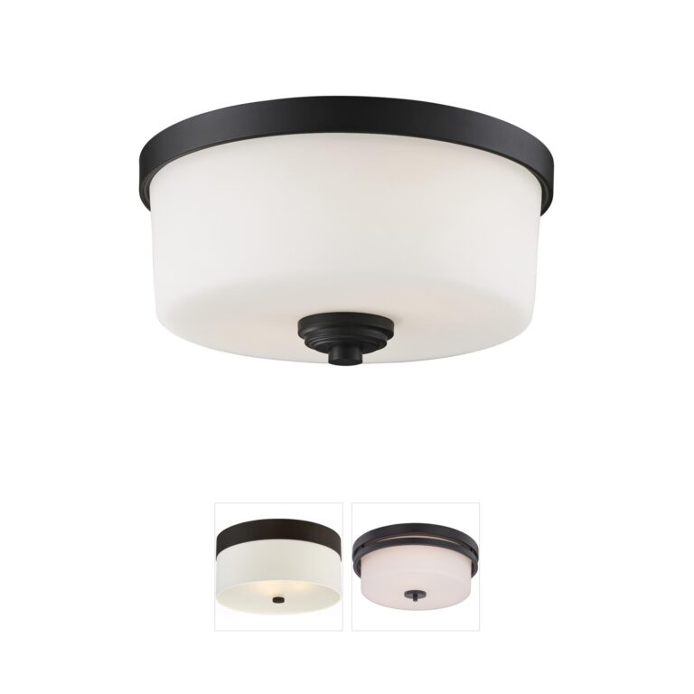 Z-Lite Arlington Bronze Steel Flush Mount
