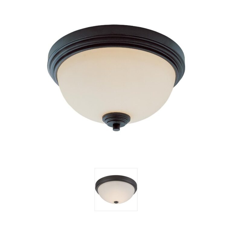 Z-Lite Chelsey Bronze Flush Mount Ceiling Light