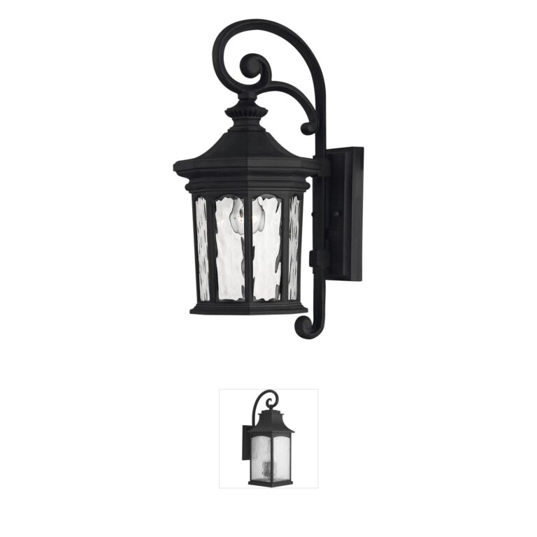 Hinkley Estate Series Raley Museum Black Outdoor Wall Light