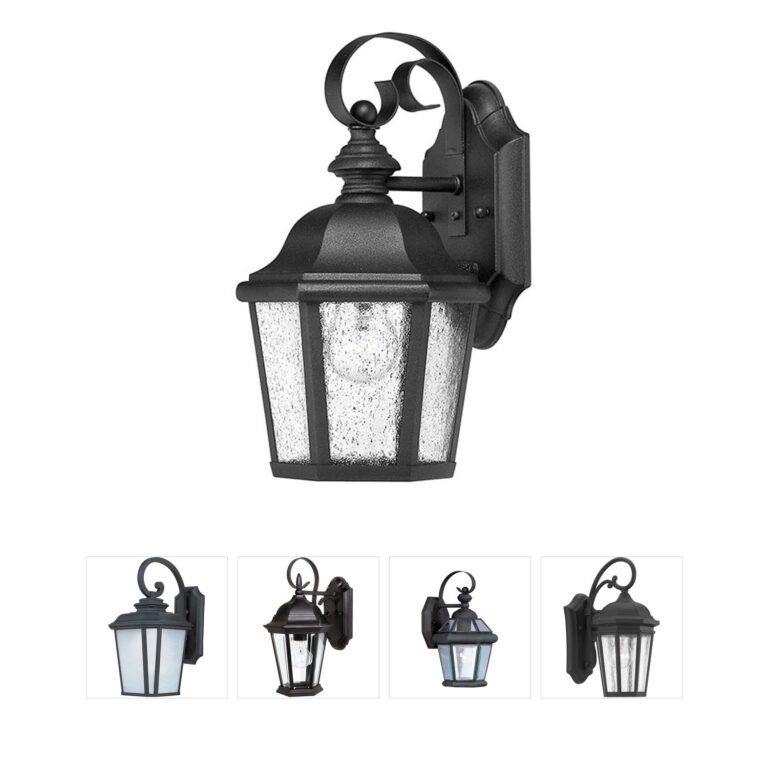 Hinkley Estate Series Edgewater Black Aluminum Outdoor Wall Light