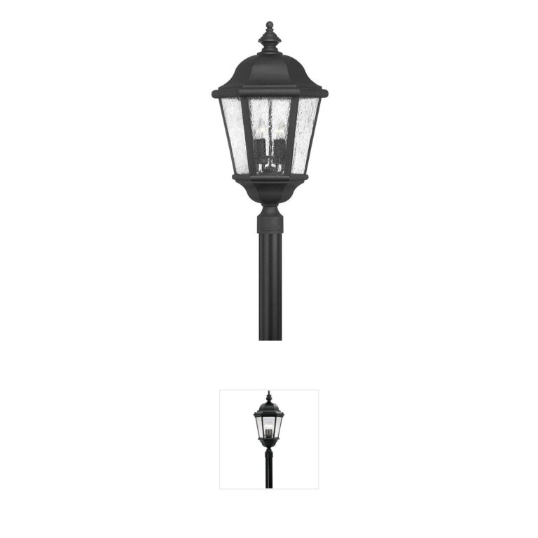 Hinkley Estate Series Edgewater Black Aluminum Post Light