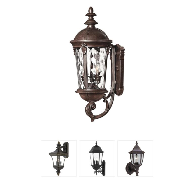 Hinkley Lighting Estate Series Windsor River Rock Outdoor Wall Light
