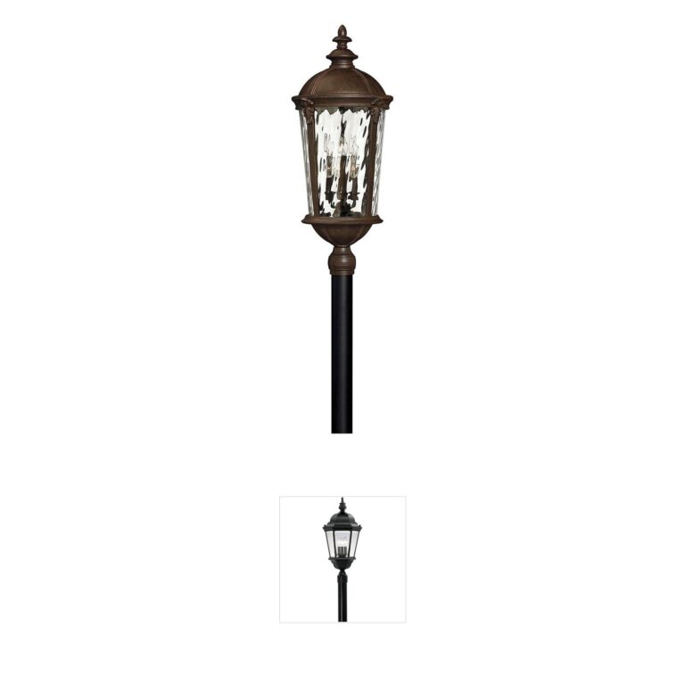 Hinkley Estate Series Windsor River Rock Post Lantern