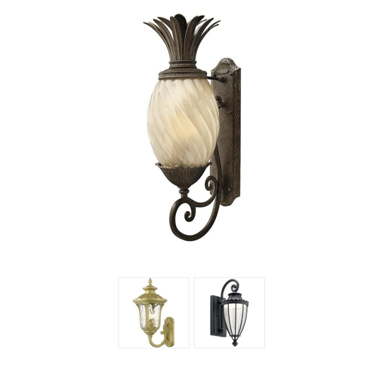 Hinkley Plantation Pearl Bronze Outdoor Wall Lantern