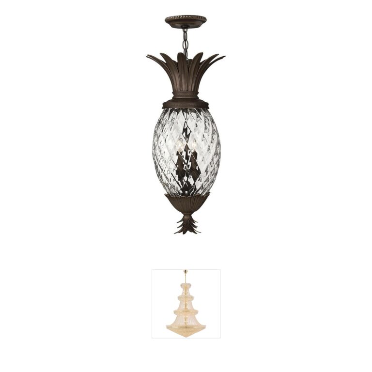Hinkley Lighting Plantation Solid Brass Copper Bronze Foyer Pendant