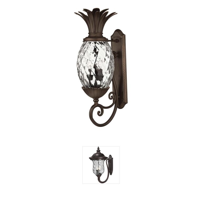 Hinkley Plantation Solid Brass Outdoor Wall Lantern
