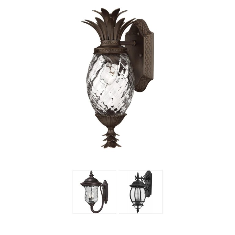 Hinkley Plantation Solid Brass Outdoor Wall Lantern