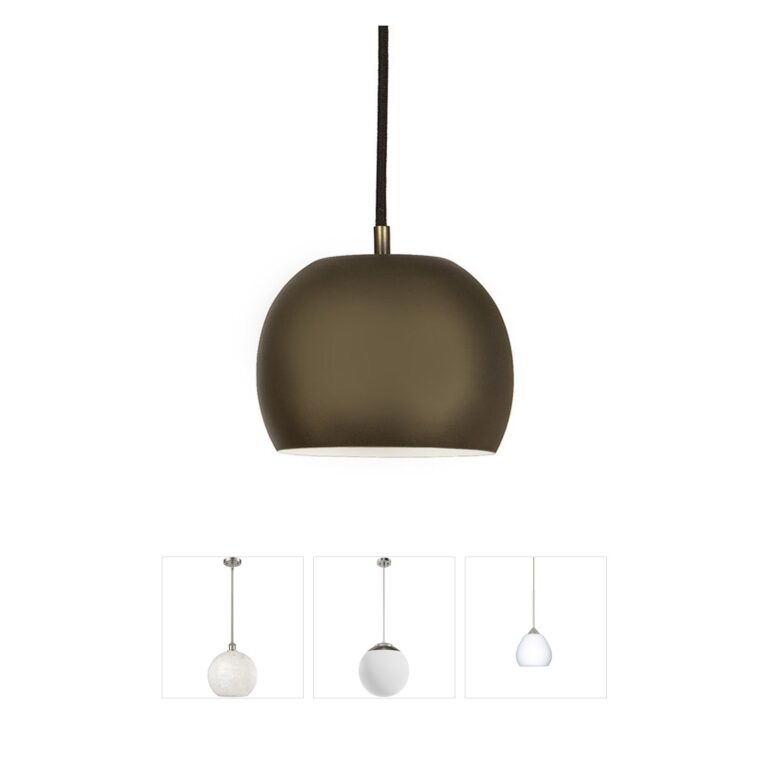 JVI Designs Bristol Weathered Bronze 1-Light Pendant