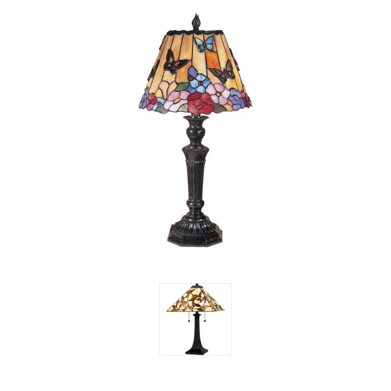 Dale Tiffany Evelyn Fieldstone Table Lamp