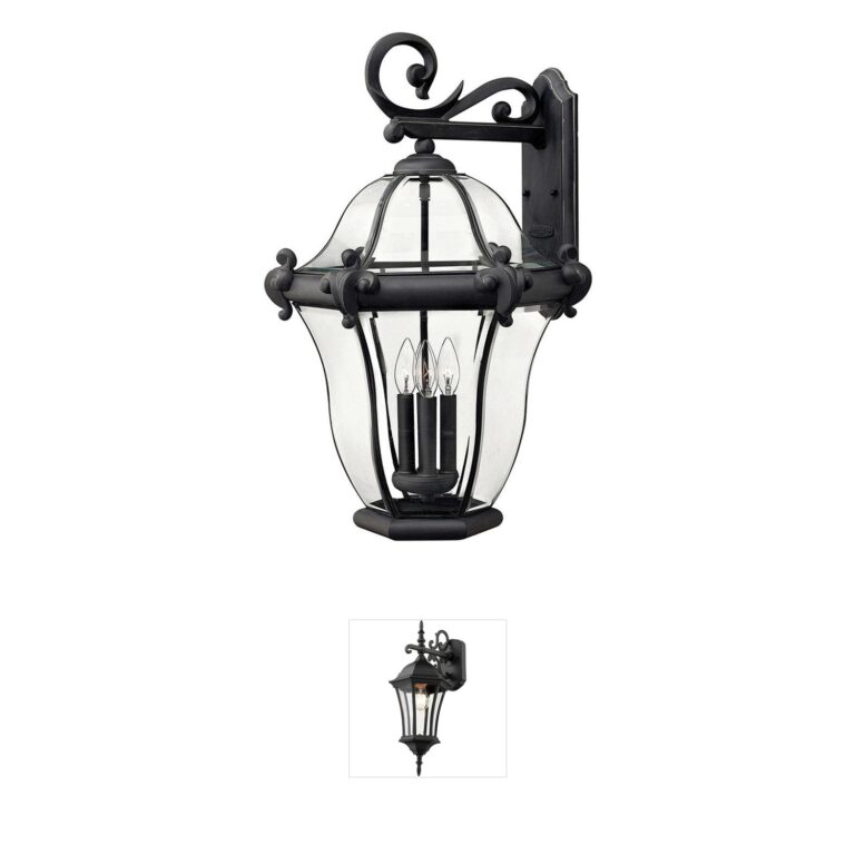 Hinkley Estate Series San Clemente Museum Black Outdoor Lantern