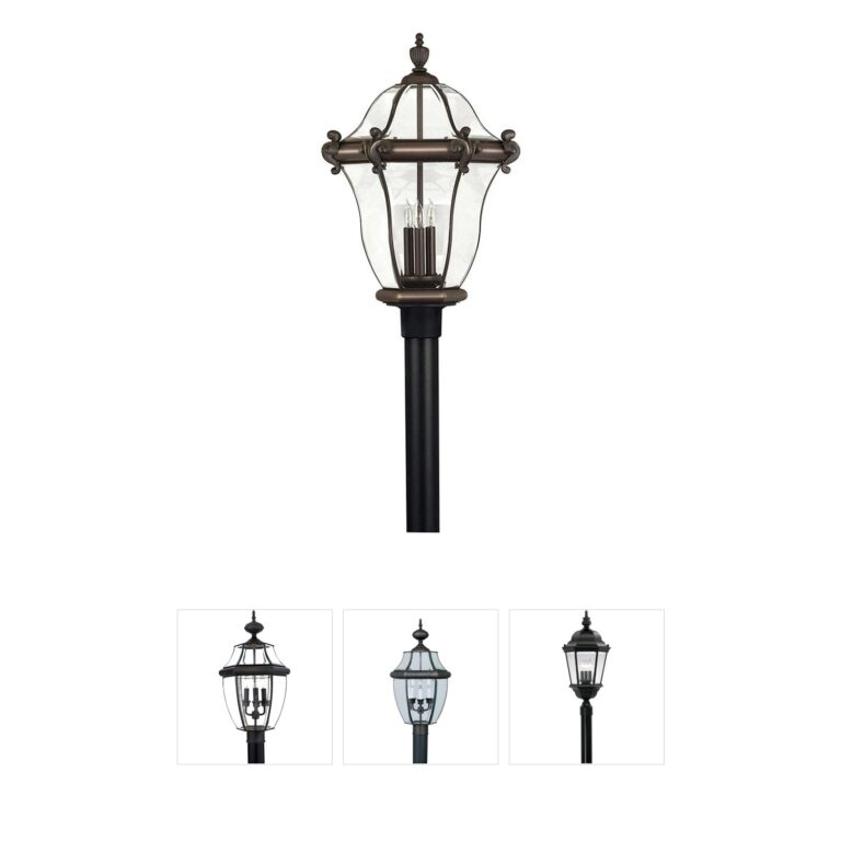Hinkley Estate Series San Clemente Solid Brass Outdoor Post Lantern