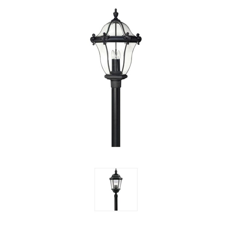 Hinkley Estate Series San Clemente Museum Black Post Light