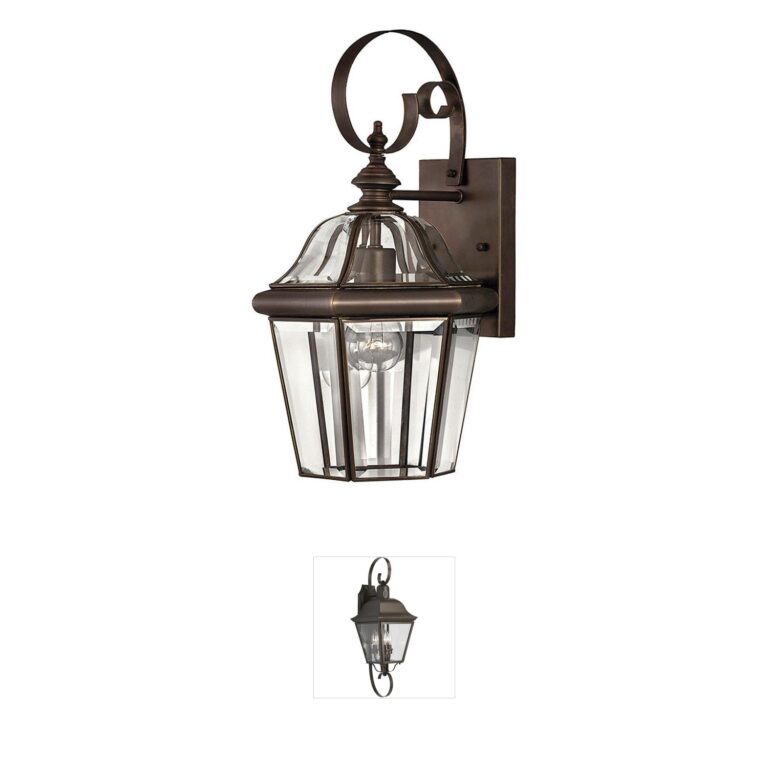 Hinkley Augusta Solid Brass Outdoor Wall Lantern