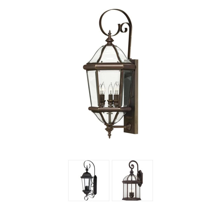 Hinkley Augusta Solid Brass Outdoor Wall Lantern