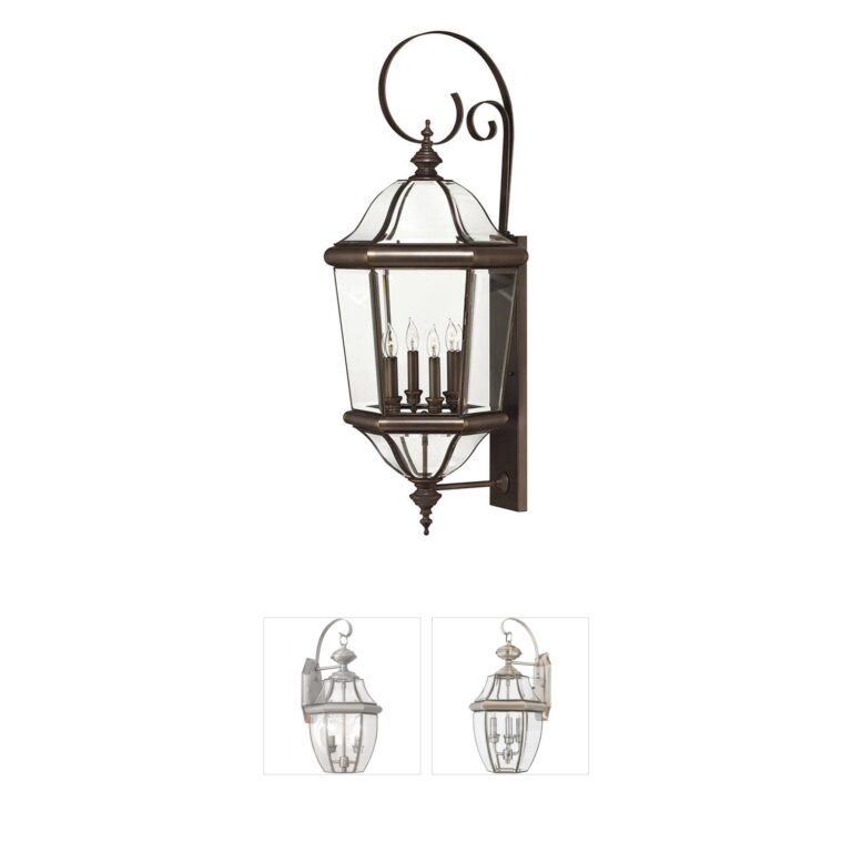 Hinkley Augusta Solid Brass Outdoor Wall Lantern