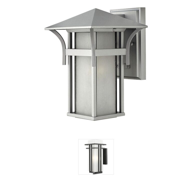 Hinkley Estate Series Harbor Titanium Outdoor Wall Lantern