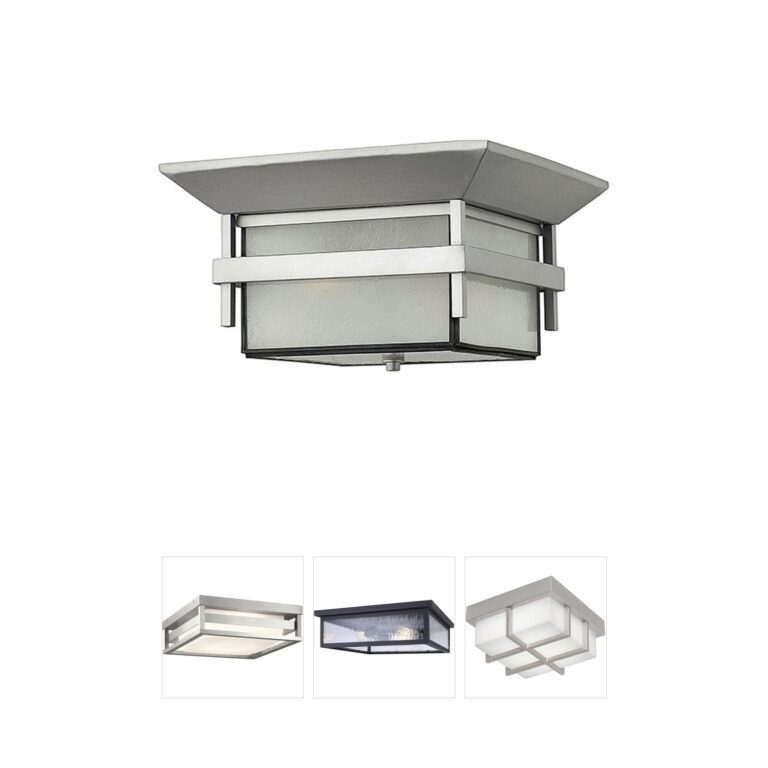 Hinkley Estate Series Harbor Titanium Outdoor Ceiling Light
