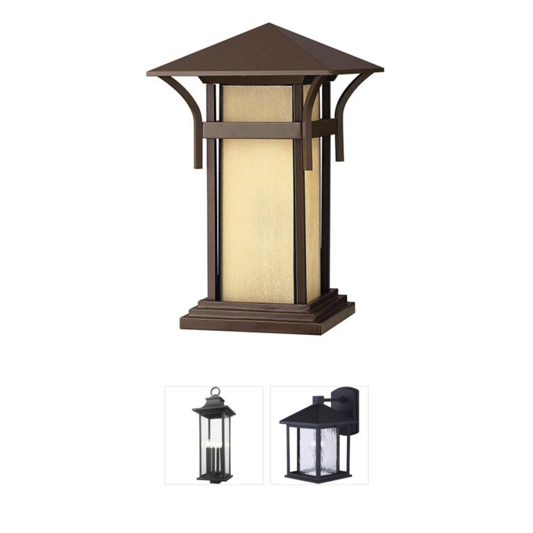 Hinkley Lighting Estate Series Harbor Anchor Bronze Outdoor Pier Mount Lantern