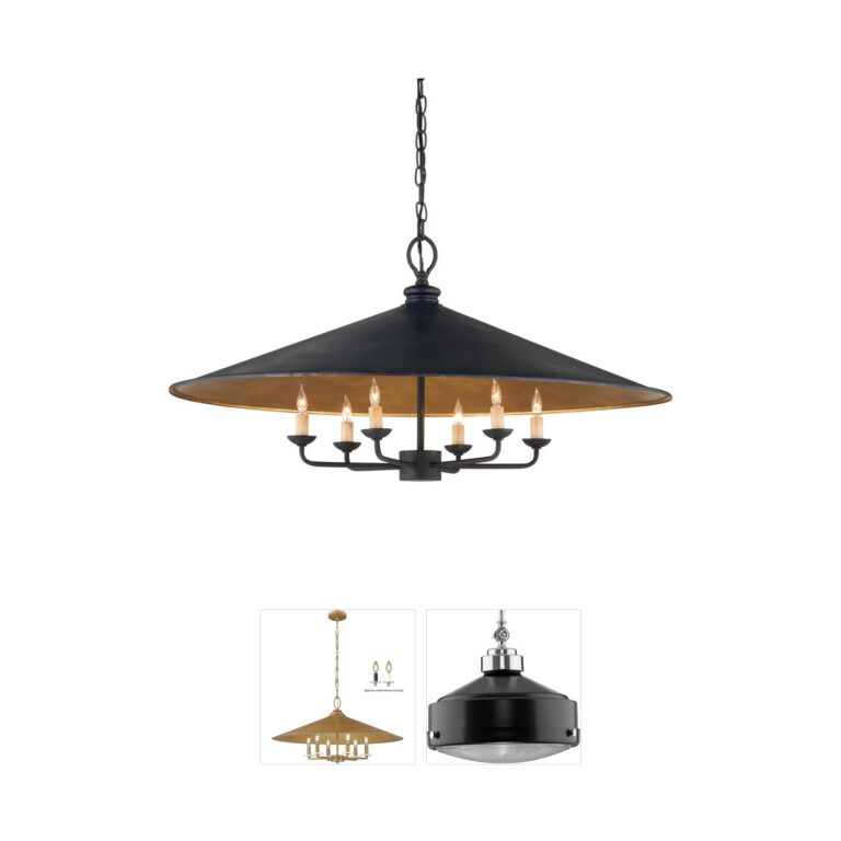 Currey & Company Brussels Wrought Iron Pendant