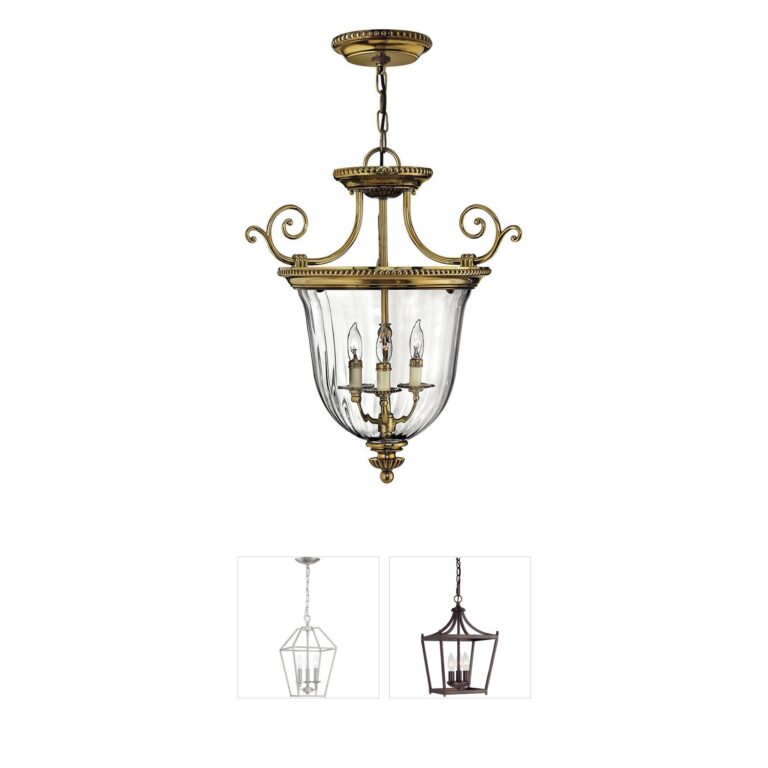 Hinkley Cambridge Solid Brass Foyer Pendant