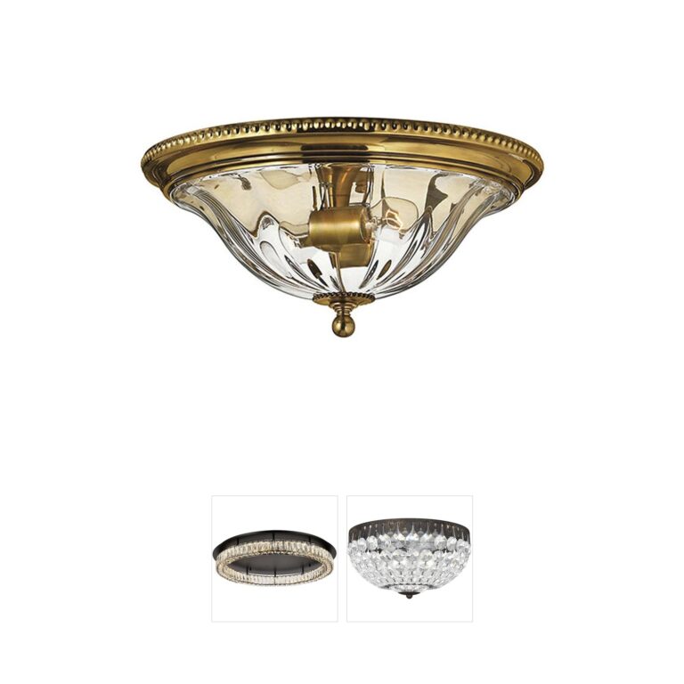 Hinkley Cambridge Solid Brass Flush Mount