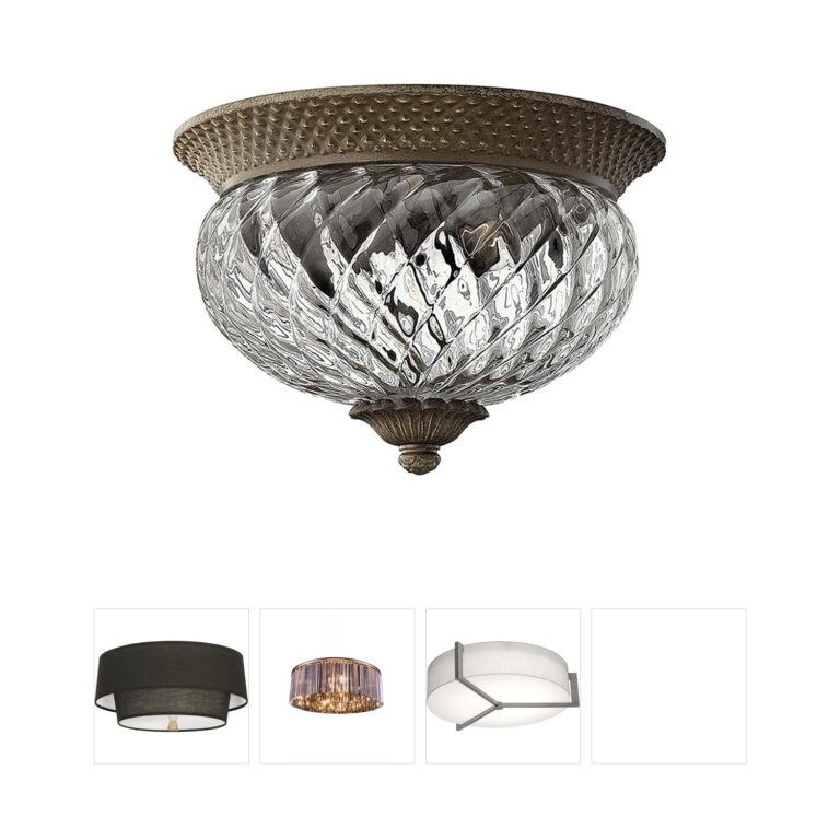 Hinkley Plantation Pearl Bronze Flush Mount