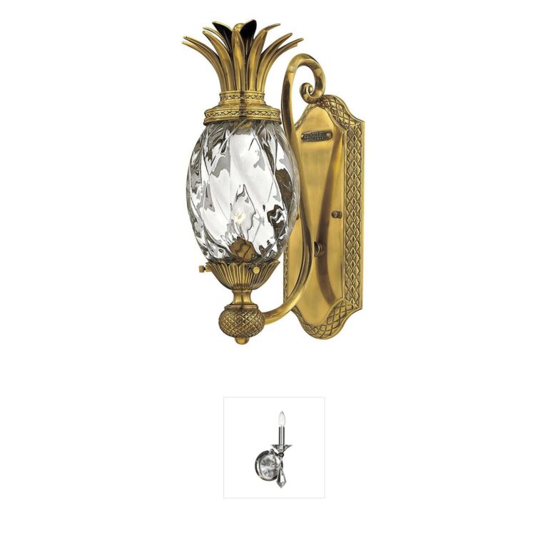 Hinkley Plantation Solid Brass Wall Sconce