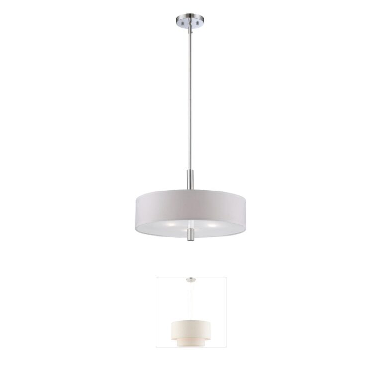 Designers Fountain Cordova Chrome 3-Light Pendant