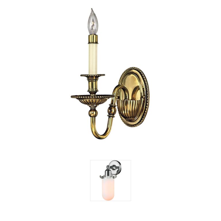 Hinkley Cambridge Solid Brass Wall Sconce