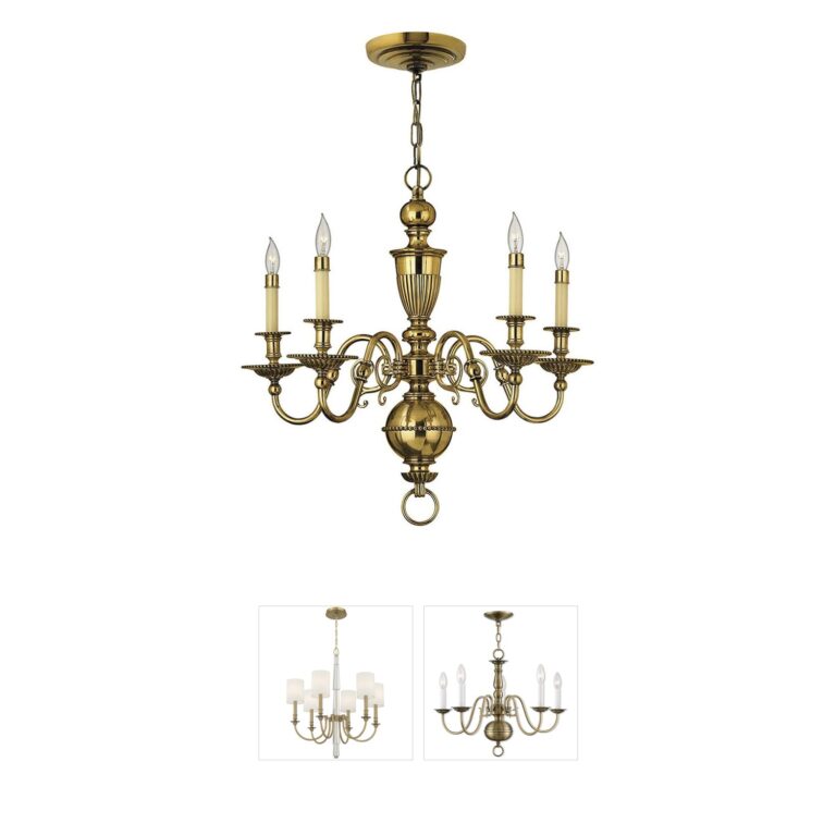 Hinkley Cambridge Solid Brass Chandelier