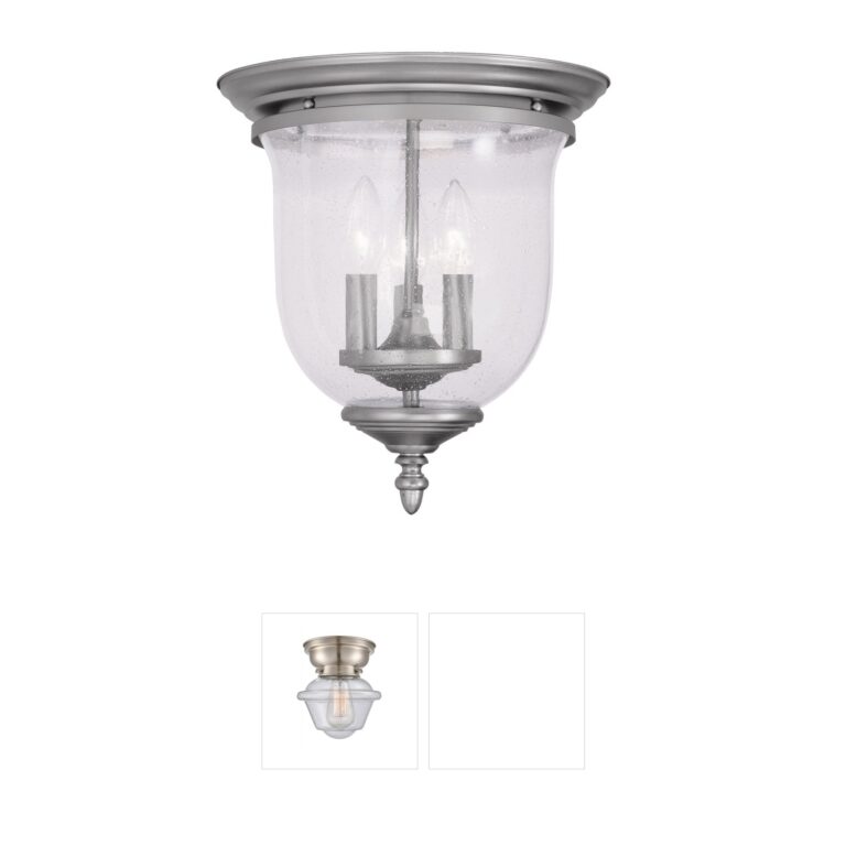 Livex Lighting Legacy Steel Flush Mount