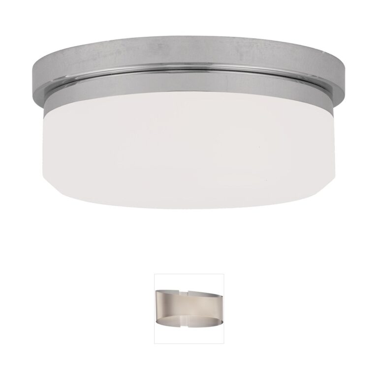 Livex Lighting Stratus Polished Chrome Wall Sconce with Hand-Blown Glass