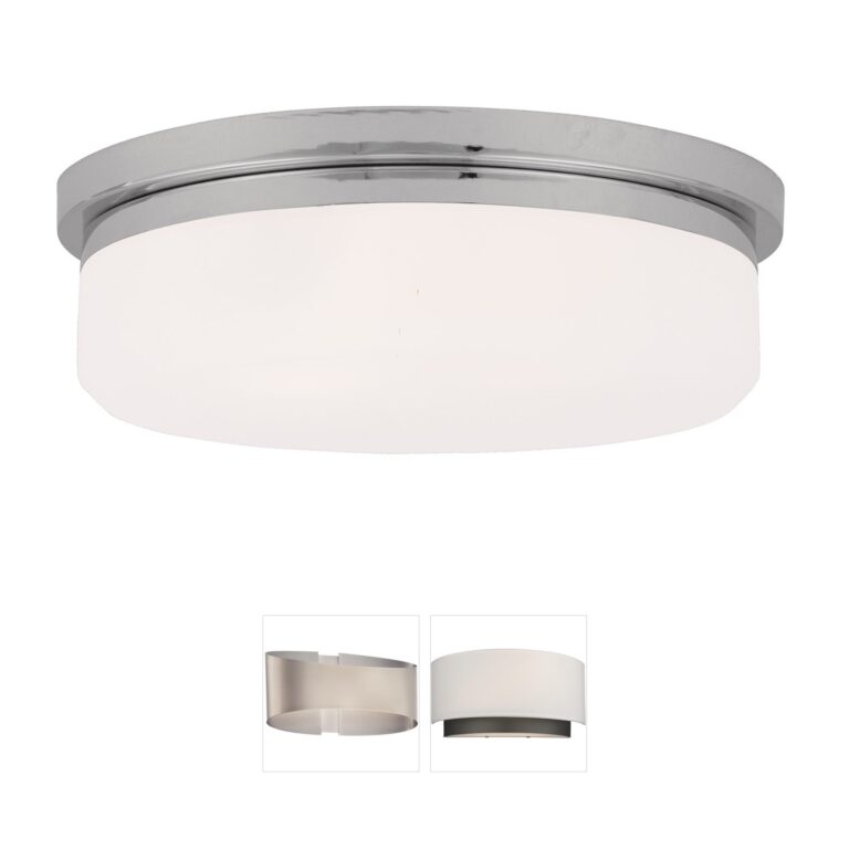 Livex Lighting Stratus Polished Chrome Wall Sconce with Hand Blown Glass