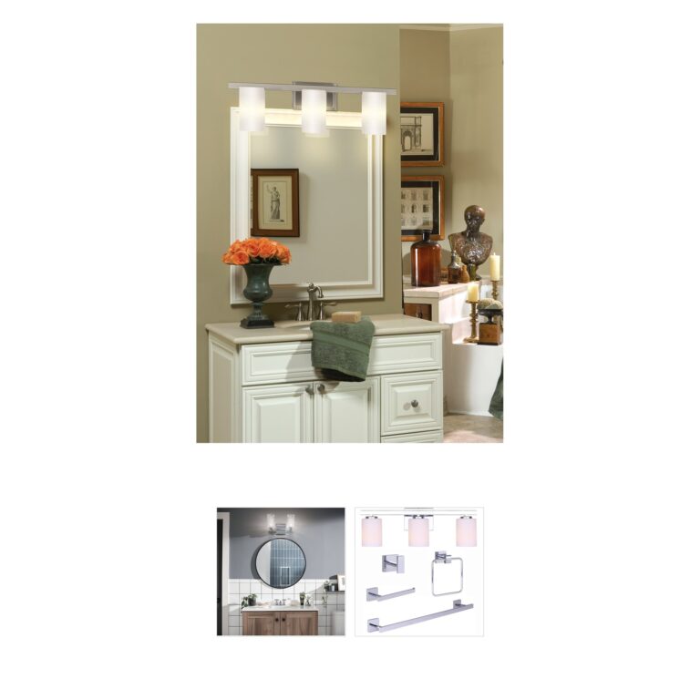 Livex Lighting Astoria 3-Light Brushed Nickel Vanity