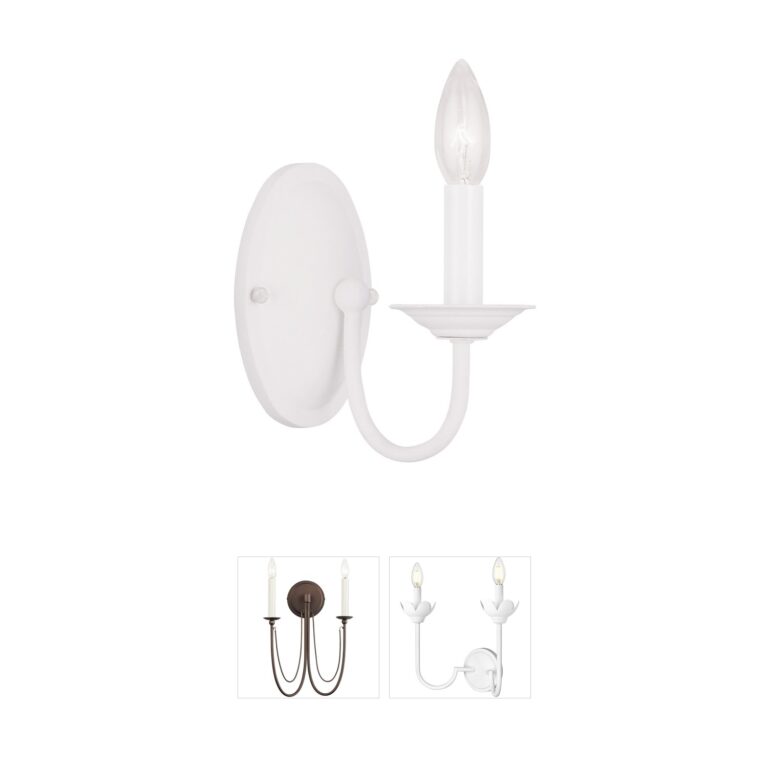 Livex Lighting Home Basics Steel Wall Sconce