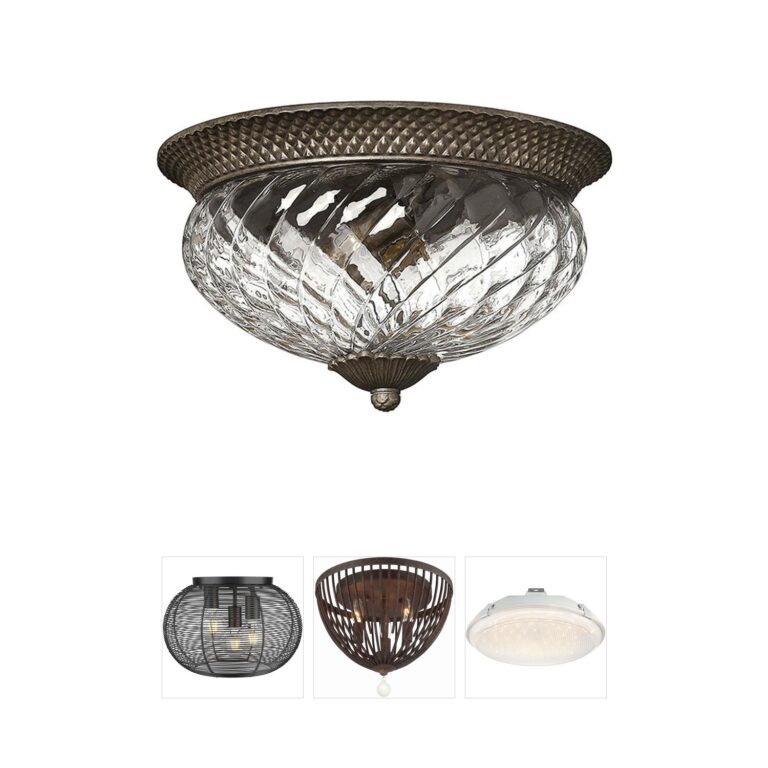 Hinkley Plantation 16" Pearl Bronze Flush Mount