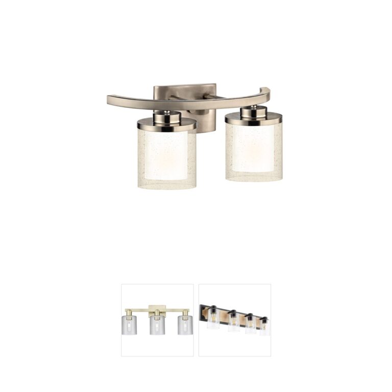 Dolan Designs Horizon 16" Satin Nickel Vanity Light