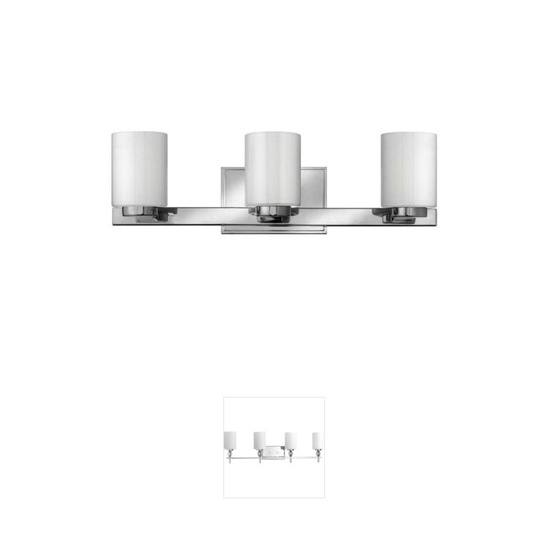 Hinkley Miley Chrome 3-Light Vanity Light