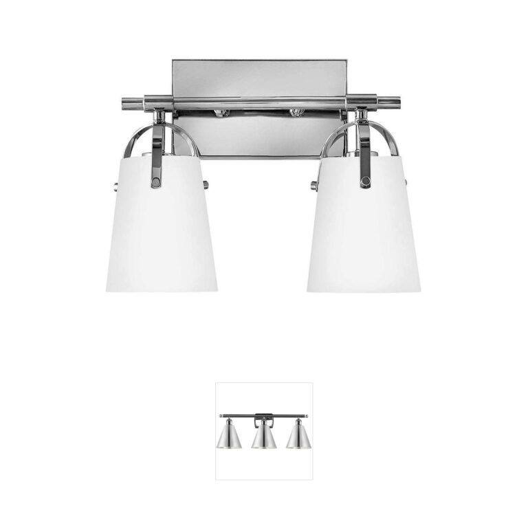 Hinkley Foster Chrome 2-Light Vanity Light