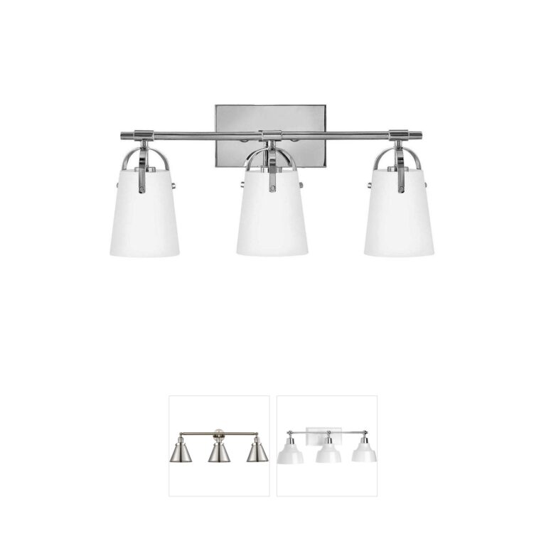 Hinkley Foster Chrome 3-Light Vanity Light