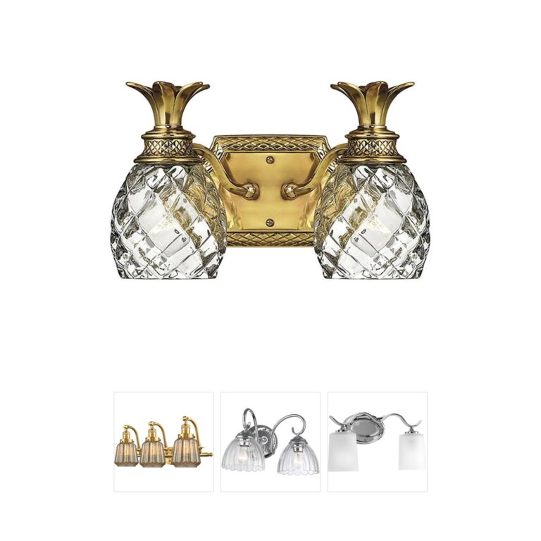 Hinkley Plantation Solid Brass Vanity Light