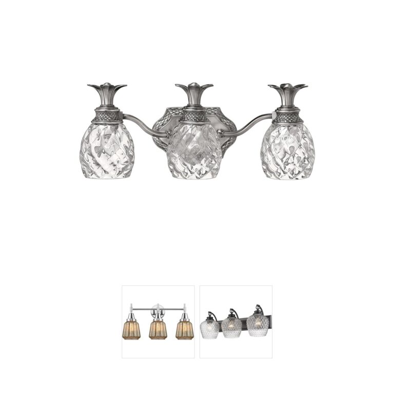 Hinkley Plantation 3-Light Vanity in Polished Antique Nickel