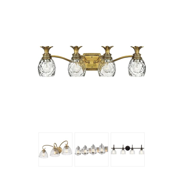 Hinkley Plantation Solid Brass Vanity Light